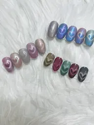 ハンドネイルオフ込み、パラジェル使用ハートマグネット