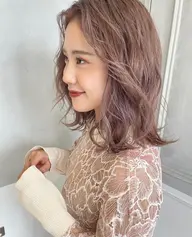 ※明るめベージュ系・黒染め履歴ありの方におすすめ※ダブルブリーチカラー