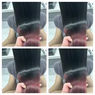 【ミニモ限定メニュー❣️】🍒デザインカラー🌷(ブリーチ込💝)+うる艶treatment🌸💜