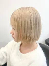 ※1日2名限定！ケアブリーチ➕ケアカラー➕超音波アイロン補修トリートメント/渋谷駅徒歩7分/渋谷/表参道