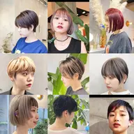 カット+トリートメント(骨格矯正、小顔カット、ショートカット、ショートボブなど)
