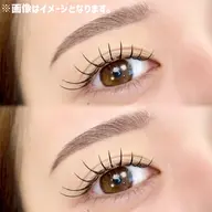 【オフ有マツエクモデル】4月22日10時\まつ毛フラット120本/※エクステが付いている方2名限定📍JEC恵比寿本校