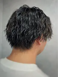 メンズカット+ツイスパ/波巻き/シャドーパーマ ✨