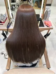 透明感カラー➕毛量調整カット💇🏼‍♀️
