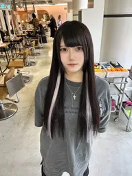 冬休みに人気✨ワンカラー+エクステ10本🎀エクステ本数相談可