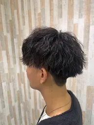 カット+ツイストスパイラルパーマ