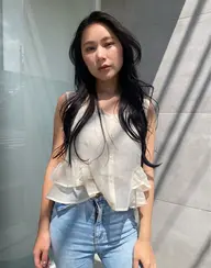 🌿【美髪×透明感】似合わせカット+ナチュラルカラー+lv★★☆髪質改善トリートメント