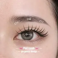 【フラットラッシュ】80~100本🎀束感コーティング付き🎀オフ無料