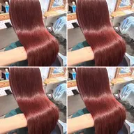 【人気№1】🌸艶髪ワンカラー➕Aujua3stepトリートメント➕超音波アイロン🌸【ツヤ髪・美髪・髪質改善】