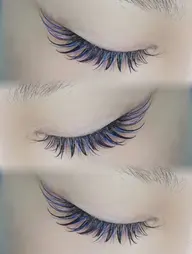 『LED無料』カラー★フラットラッシュ120本「カラー30本含む」¥5580★140本¥6580コーティング付き