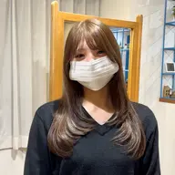 【韓国スタイル】👠レイヤーカット×ヘアカラー×艶トリートメント👠