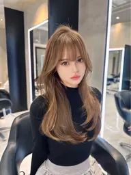 🩶🇰🇷韓国レイヤーカット🩶透明感カラー🩶オリジナルトリートメント