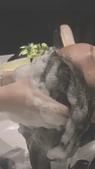 【炭酸ヘッドスパ15分】シャンプーブロー込)🍃ヘッドスパ初めての方におすすめ🌿お試し感覚で受けてほしい‼️