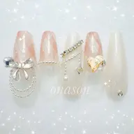 【ハンドオフなし】🍒チップ長さだし＋アート120分🍒