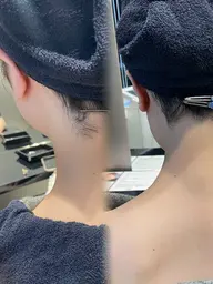 【うなじ脱毛】美容室だからできる✨うなじの形をデザインし脱毛します🌻頭皮クレンジングシャンプーブロー無料🤍🫧