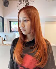 【all】自然にまとまるストレート＋カット.𖥔 ݁