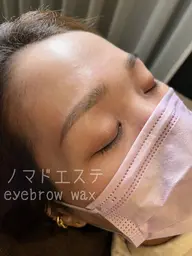 眉ワックス脱毛＋眉カット＋メイク