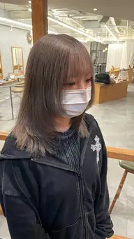 《土日祝限定》ブリーチありWカラー カット 2stepトリートメント