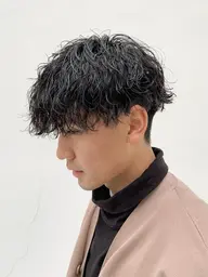 💥初回限定💥メンズカット➕波巻スパイラルパーマ➕毛髪補修トリートメント💇🏻‍♂️