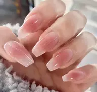 🍒チプ長さだし10本🎨チークネイル&パーツ2個付き