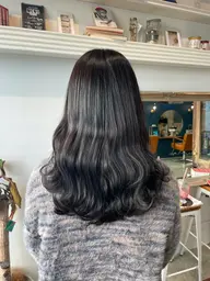 🍀minimo限定🍀大人気🎨ノーブリーチで作る艶感＆透明感カラー【透明感カラー＆TOKIOトリートメント】