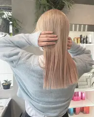 〖ケアしながらハイトーンを楽しみたい方‼️ 〗25歳以下限定！Wカラー(ケアブリーチ🦋)