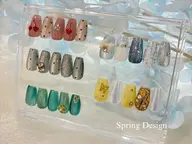 オフあり‪☆ジェル:【春design】5種類から選べる春の定額デザイン♪