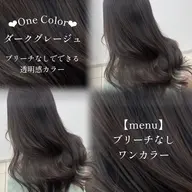 髪色も長さも一緒にイメチェンしませんか？🎀【ワンカラー+シールエクステ80本】