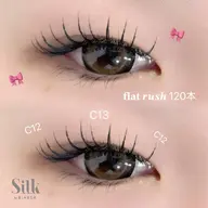 🩰ᩚLEDフラットラッシュ🩰ᩚ100本¥6130/120本¥7130大宮/LED/束感