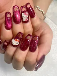 オフなし【人数限定モニター】長さ出し10本 + マグネットネイル