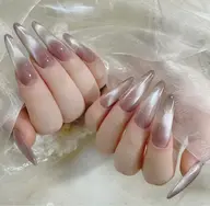 🌟【4月お🉐クーポン】チップ長さだし＋マグネット🧲／フラッシュ📸　2色　『初回ソフトジェルオフ無料』