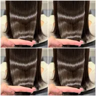 【👑髪質改善人気No.3✨️】ワンカラー➕✨️Aujua4トリートメント✨️➕超音波アイロン【艶髪/ロング料金なし】