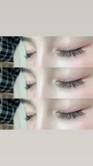 🕊他店リペア/他店に付け足しフラットマットラッシュ60本/美容液成分配合コーティング仕上げ/