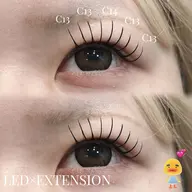 【アンドヘルシー🎀♡】 まつげパーマ×フラットラッシュ​〜​100本 【指名料込】