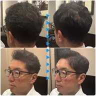 【メンズ限定】白髪染め+シャンプーセット　(約60分)