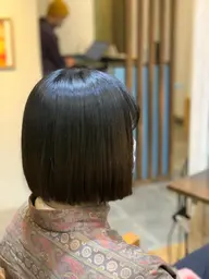 ☆難波店平日限定3名☆ナチュラル縮毛矯正+プレTr付