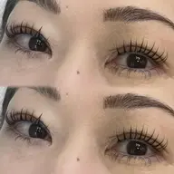 ティントで濃く魅せる⟡.*マスカラパーマ上🐈⬛束間コーティング仕上げ🤍 マツパ/韓国風/笹塚