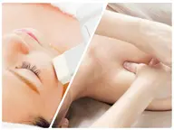 美肌と癒しの脱毛【お顔脱毛+超音波毛穴洗浄+美肌パック+上半身&ヘッドマッサージ】