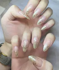 ハンド⭐️ラメグラデーションドライケアオフ込み⭐️