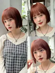 似合わせボブカット👀🩷ྀི➕1step treatment✨️