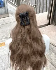 🤎大人気カラー🤎ミルクティーベージュ系カラーにしたい方おすすめ✴︎ブリーチありダブルカラー