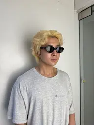 メンズカット➕ワンカラー👓