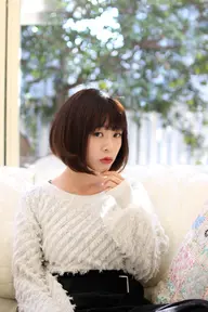 【いつでも自然に流れる前髪へ】カット+前髪パーマ