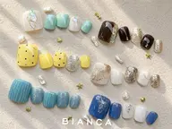 フット選べる6種類👣季節限定デザインAll7000円🐚大宮/ネイル/パラジェル