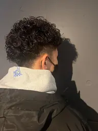 🌀メンズカット+特殊パーマ