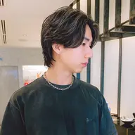 【ハイライト】メンズカット+ハイライトカラー(ケアブリーチ)