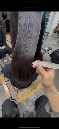 cut+縮毛矯正