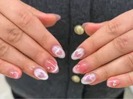 大人気ハートマグネットネイル¥8500