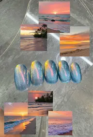 シンプルデザインネイル(オフあり)