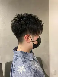 メンズカット+スキャルプ炭酸ヘッドスパ